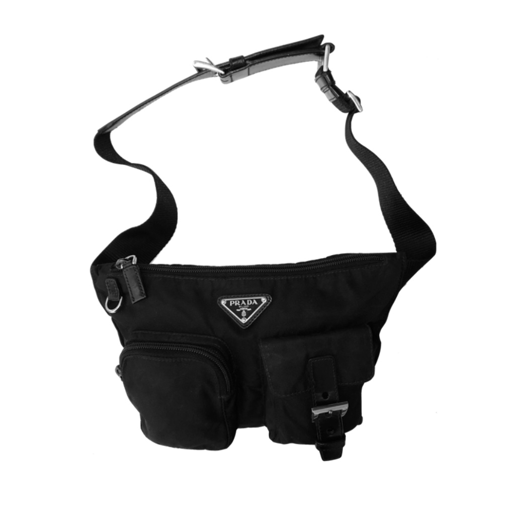 Prada Tessuto Vintage Waist Belt Bag